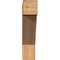 Ekena Millwork Traditional Block Smooth Bracket, Western Red Cedar, 5 1/2"W x 24"D x 24"H BKT06X24X24TRA05SWR - alternate 2